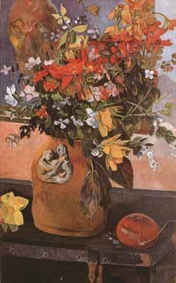 Paul Gauguin Still life with flowers (mk07) Sweden oil painting art